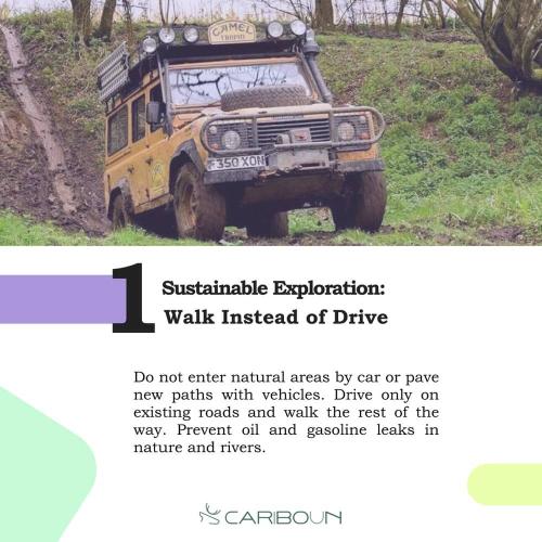 Sustainable Exploration: Walk Instead of Drive